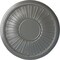 Ekena Millwork Leandros Ceiling Medallion (Fits Canopies up to 6 3/8"), Hand-Painted Silver, 19 7/8"OD x 1 1/4"P CM22LNSLS - alternate 1
